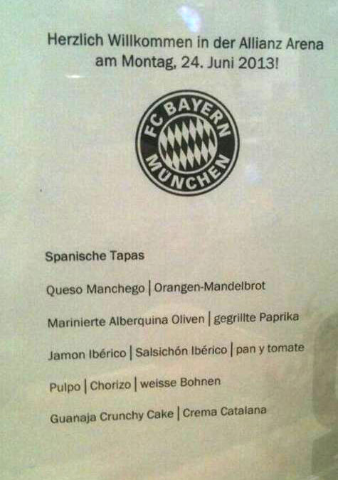 Pep Guardiola blir presentert i München med iberiske tapas