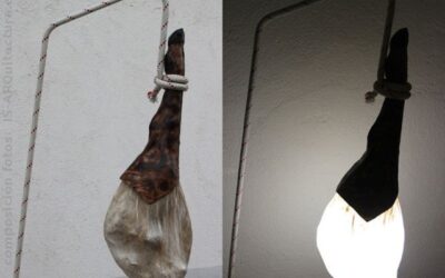 Lámpara de jamón ibérico, luz sabrosa!!!