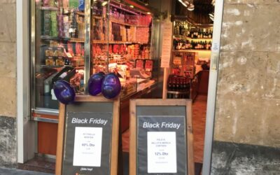 Nuestro primer Black friday en la tienda en Barcelona