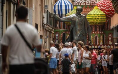 Okrožje Gràcia v Barceloni, ona zabavlja!