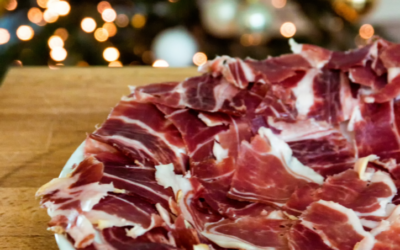 Le meilleur cadeau pour Noël à Barcelone, un jambon en famille!