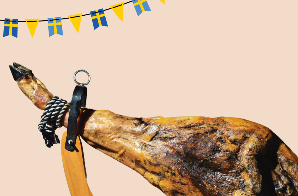 Waar koop je een Iberische ham?, zwarte pata en serrano in Stockholm